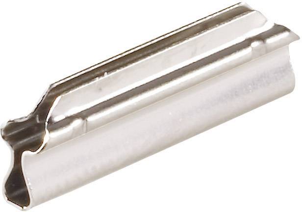 Pince-papier métallique argentée.