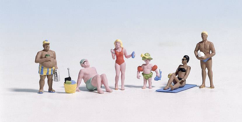 Figurines H0 baigneurs