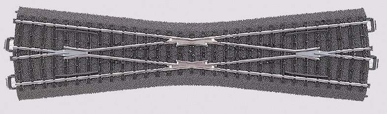 Croisement, étroit H0 Longueur: 236.1 mm 12.1 ° Märklin 24740 1 pc(s)