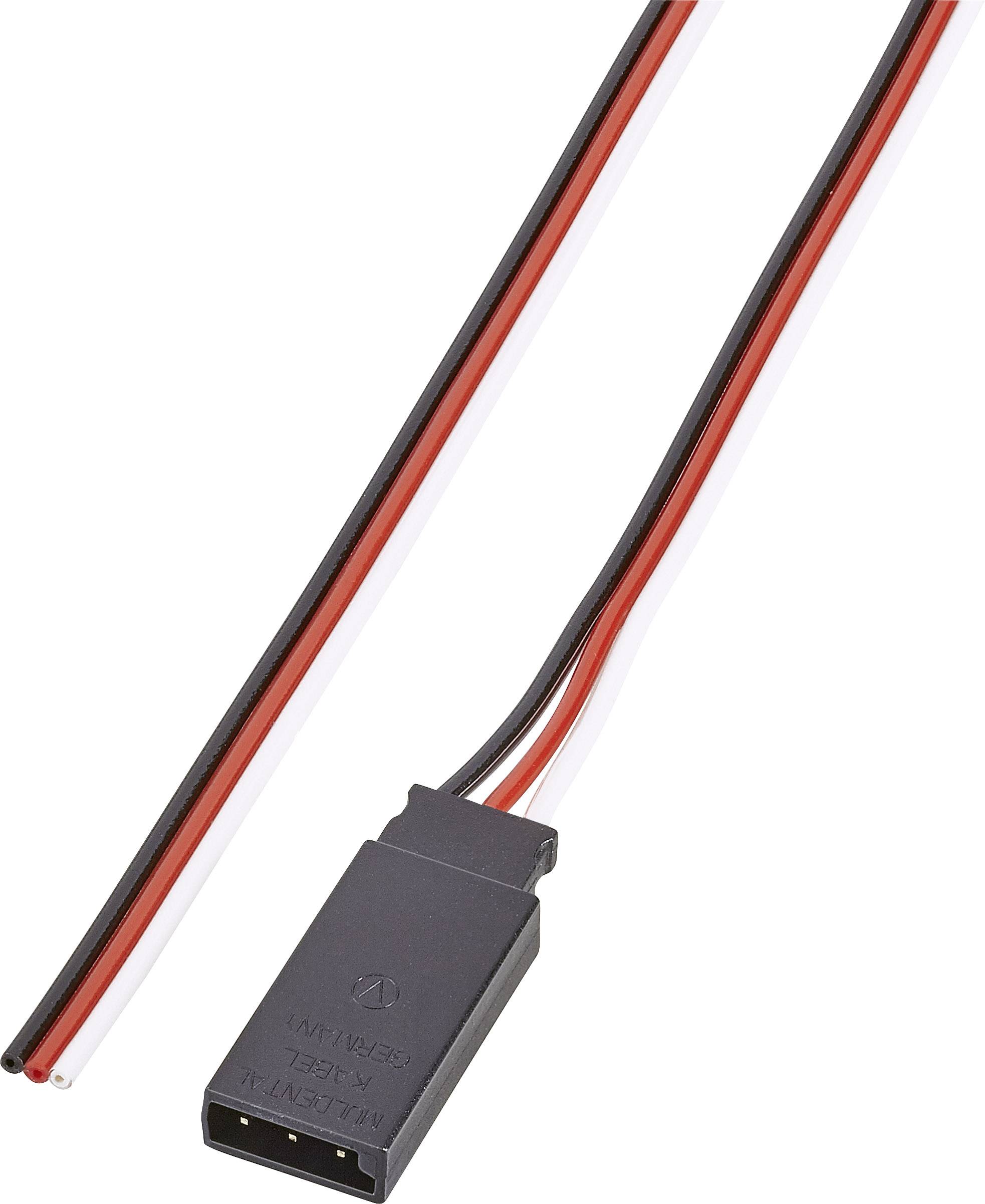 Câble servo torsadé Modelcraft fiche Futaba