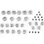 Assortiment de bagues d'arrêt Modelcraft 10200 2 mm, 3 mm, 4 mm, 5 mm, 6 mm Assortiment de bagues d'arrêt Modelcraft 10200 2 mm, 3 mm, 4 mm, 5 mm, 6 mm