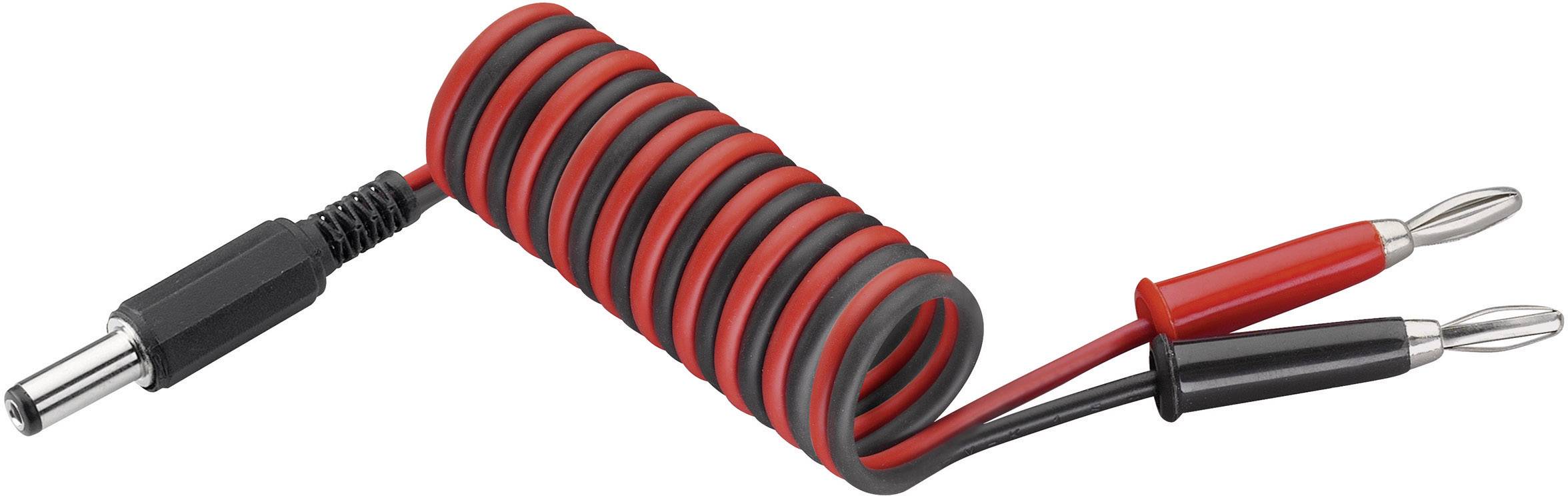 Câble de charge pour émetteur JR Modelcraft 208346 [2x banane mâle - 1x cylindrique] 25.00 cm 0.50 mm²