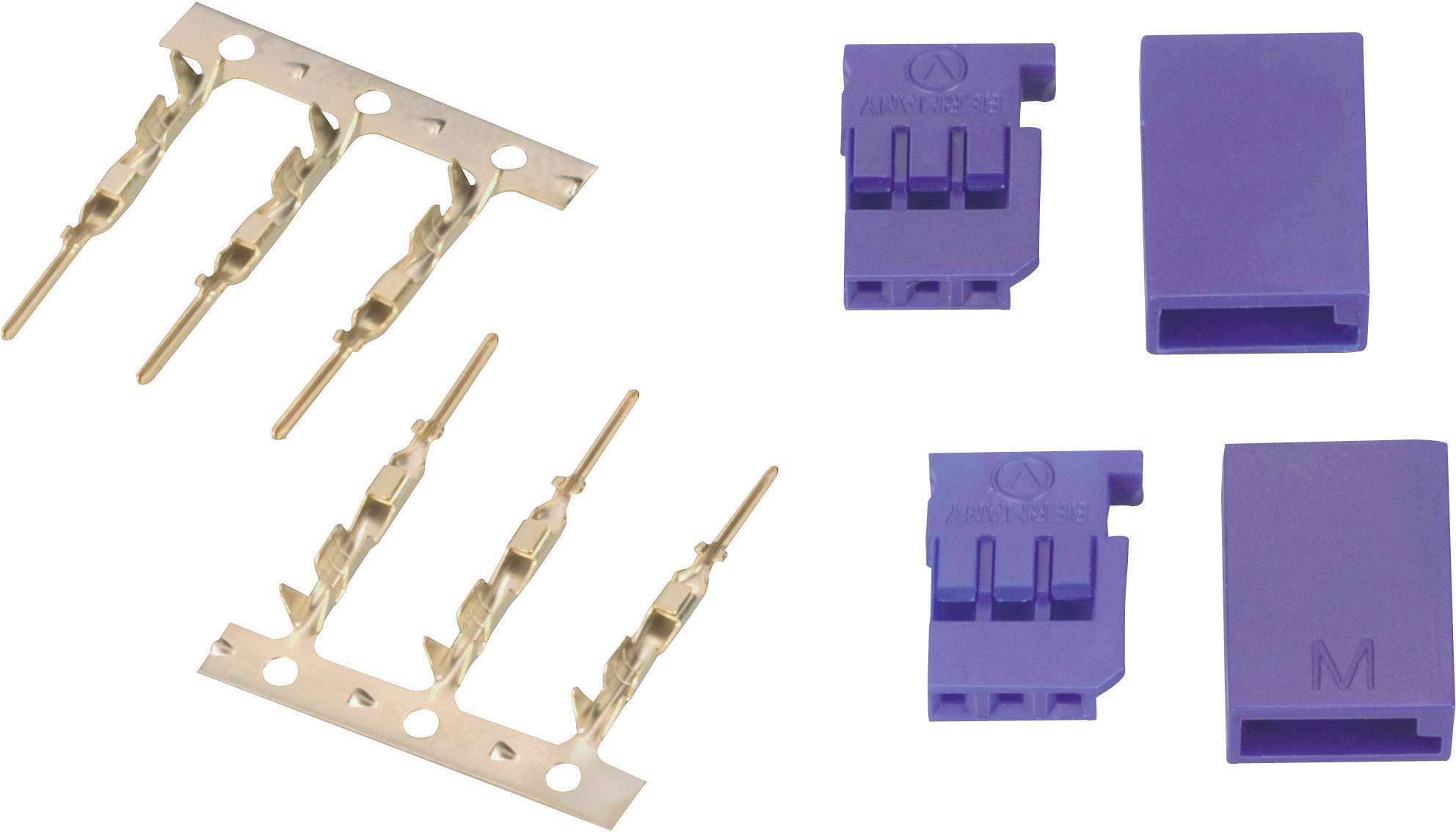 Connecteur de servo Modelcraft 71426X2 en vrac Futaba 1 paire(s)