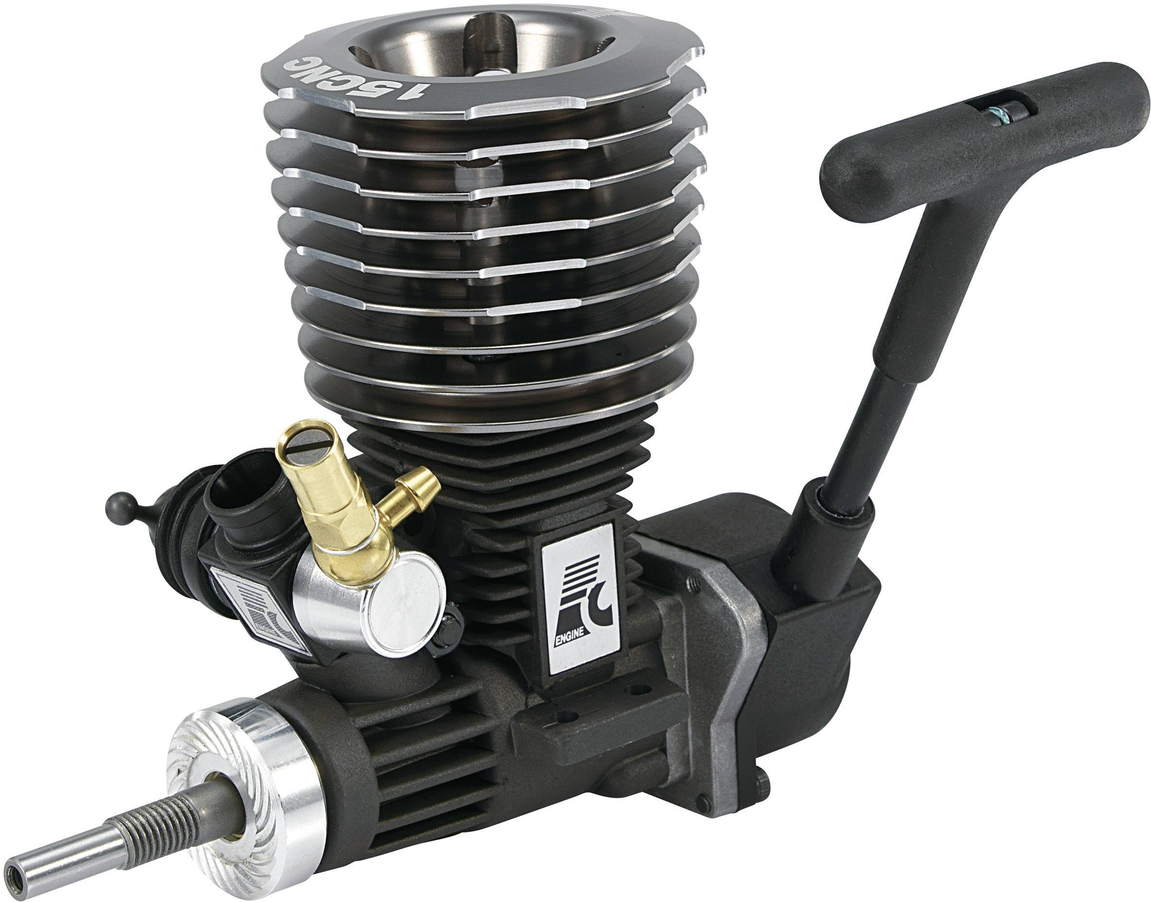 Force Engine 15 CNC nitro Moteur de voiture 2 temps 2.49 cm³ 1.5 CV 1.1 kW