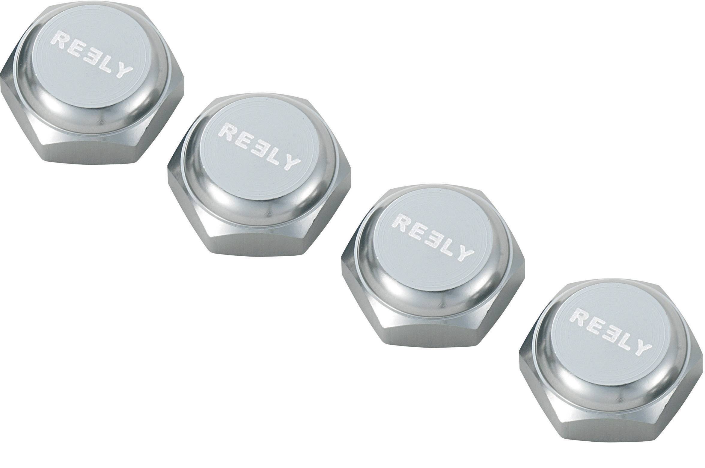 Ecrous de roue fermés Reely titanium 1:8 4 pc(s)