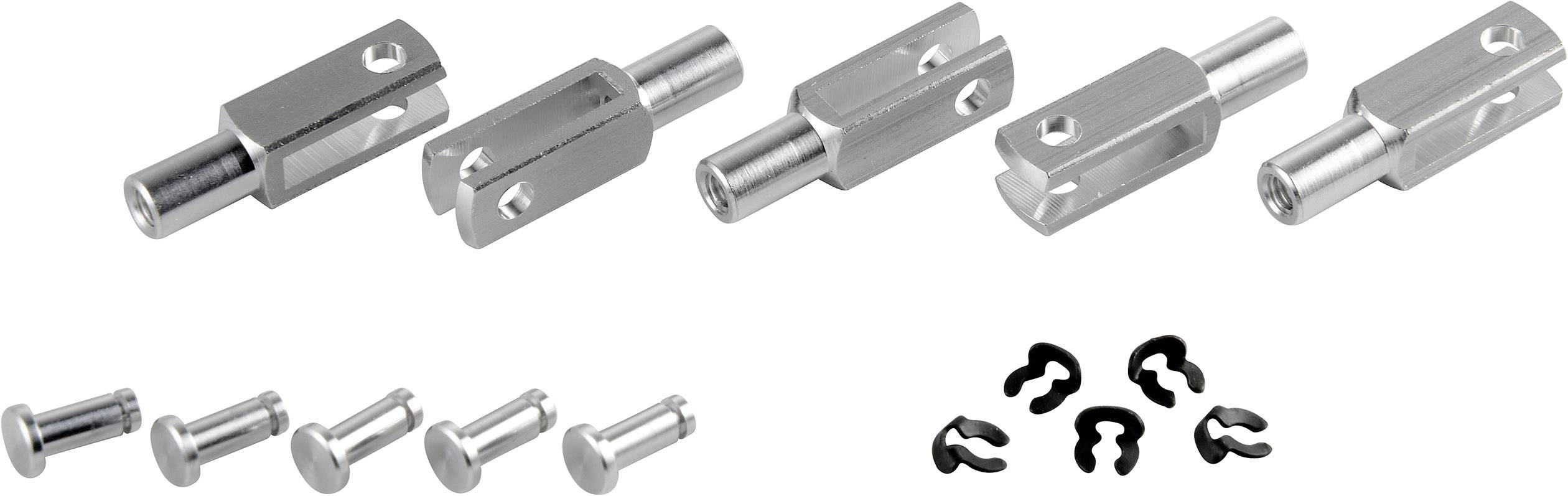 Tête de chape avec filetage intérieur Modelcraft 10208 M3 aluminium 5 pc(s)