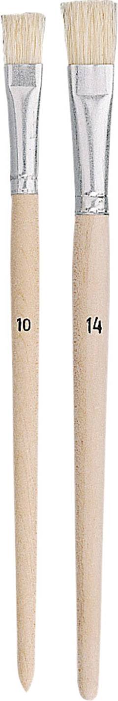 Pinceau de surface ZAHN Pinsel E10710-08 Soie de porc 10 pièces