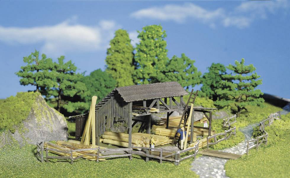 Dépôt de bois H0
