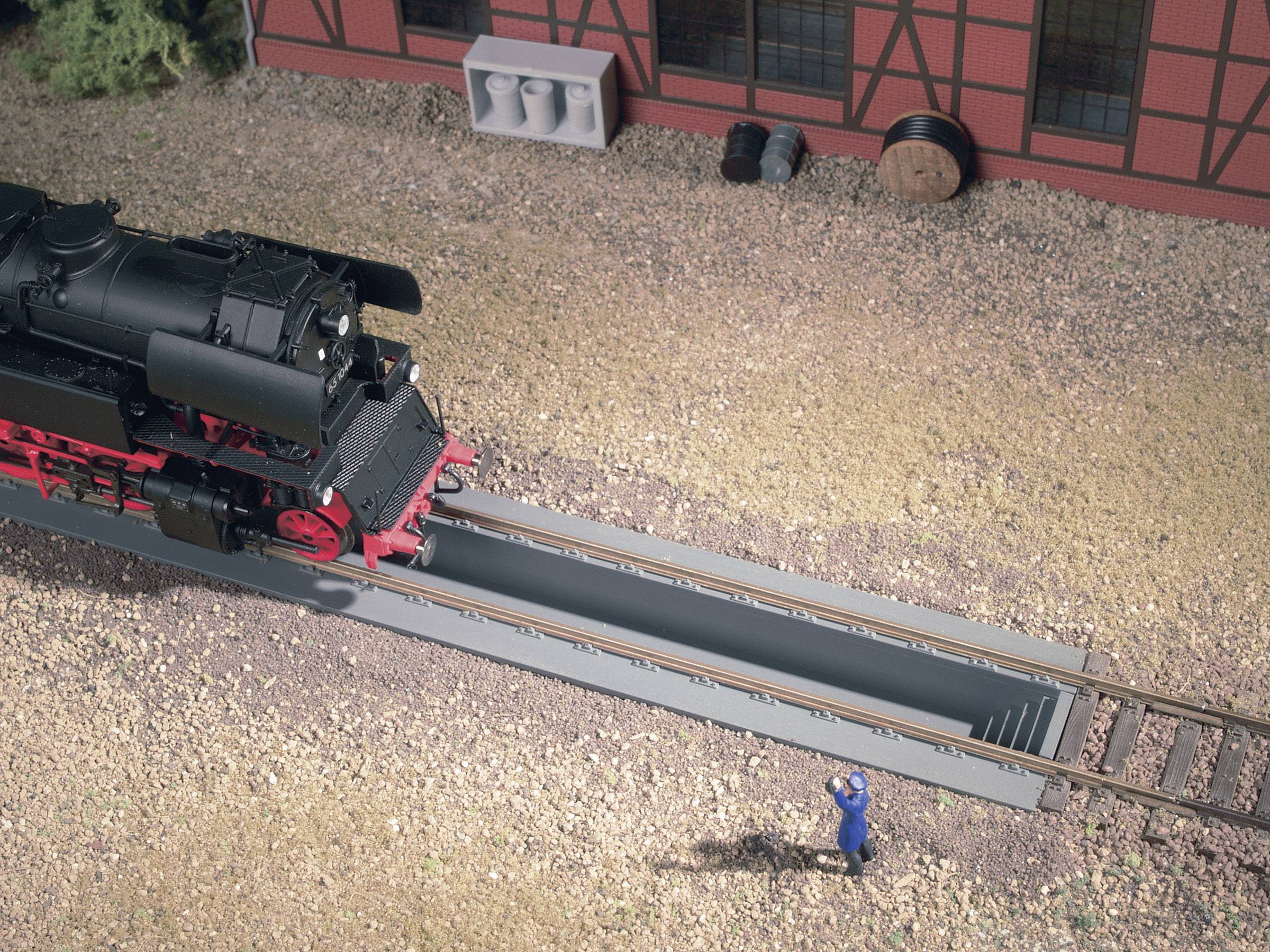 fosse d'entretien Auhagen 41612 H0 1 set, 2 pièces