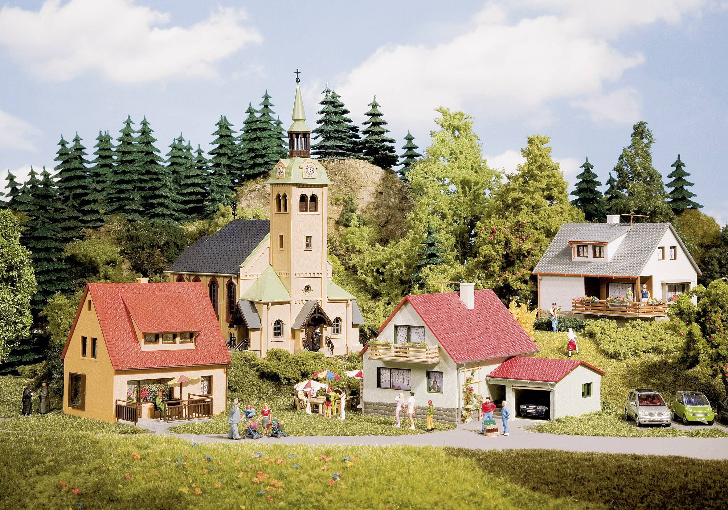 Set d'initiation Village de Waldkirchen, voie H0/TT