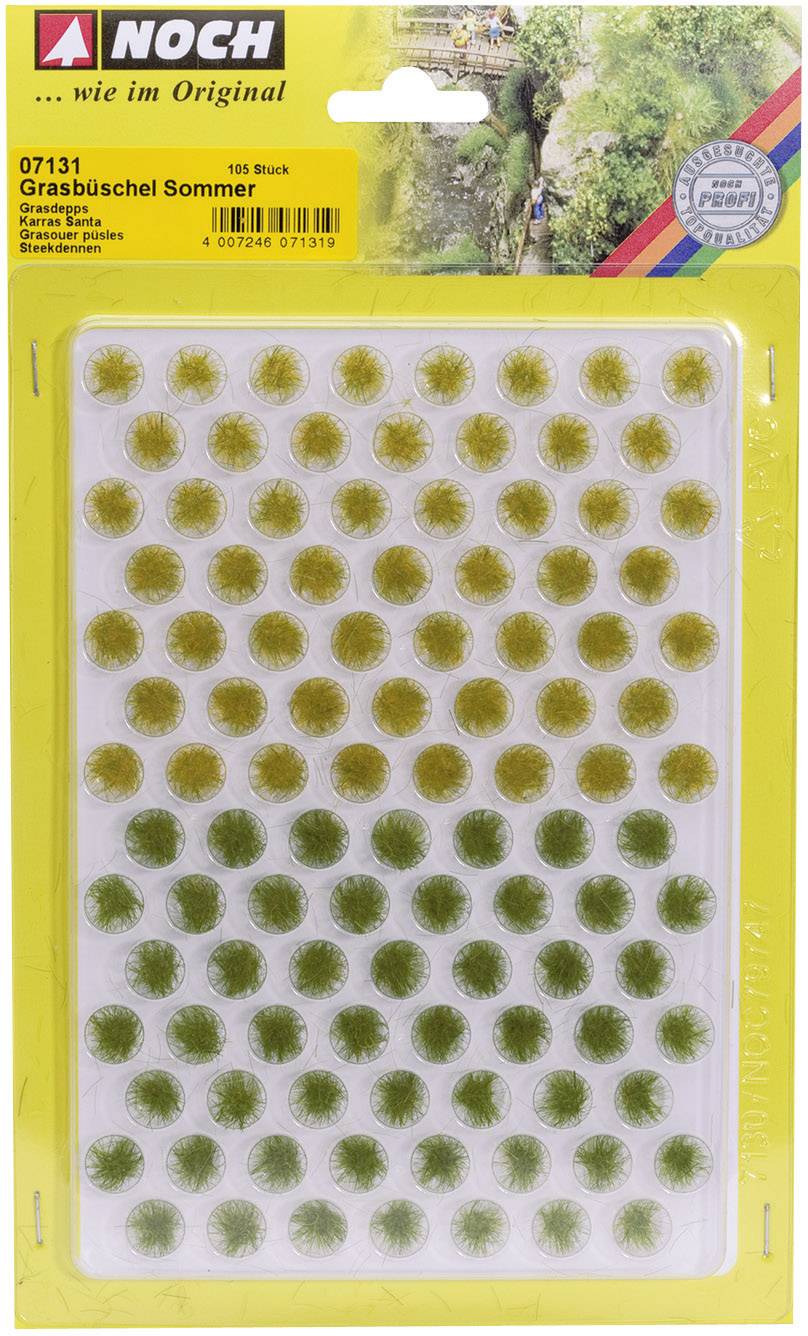 Touffe d'herbe 6 mm NOCH 7135 fleuri(e)