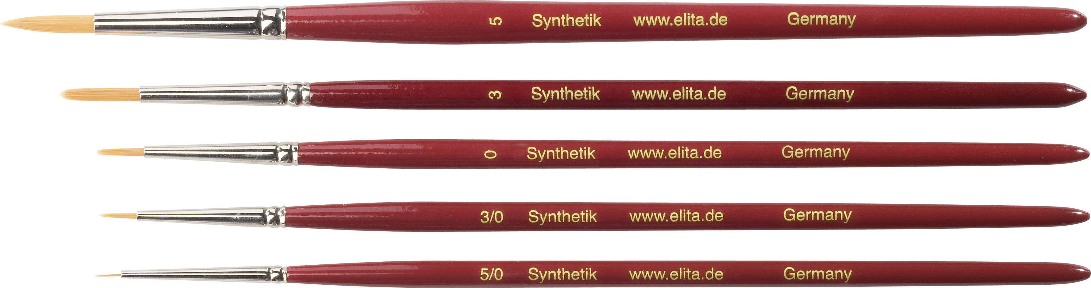 Elita EL10S3SI Toray-Synthetik Pinceau artistique Taille du pinceau: 5, 3, 0, 3.0, 5.0