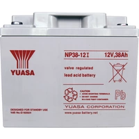 Yuasa NP38-12 NP38-12 Batterie au plomb 12 V 38 Ah plomb (AGM) (l x H x P) 197 x 170 x 165 mm raccord à vis M5 sans entretien Yuasa NP38-12 NP38-12 Batterie au plomb 12 V 38 Ah plomb (AGM) (l x H x P) 197 x 170 x 165 mm raccord à vis M5 sans entretien