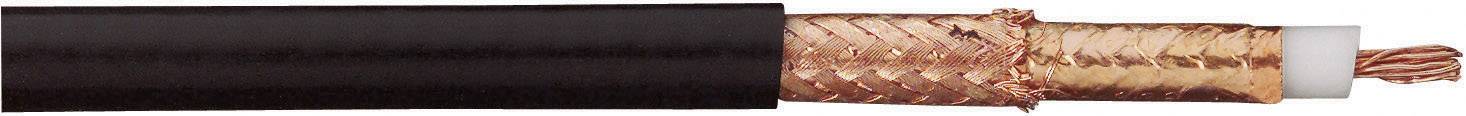 Câble coaxial AIRCELL 7 SSB Electronic 999H000034 50 Ω 83 dB noir Marchandise vendue au mètre