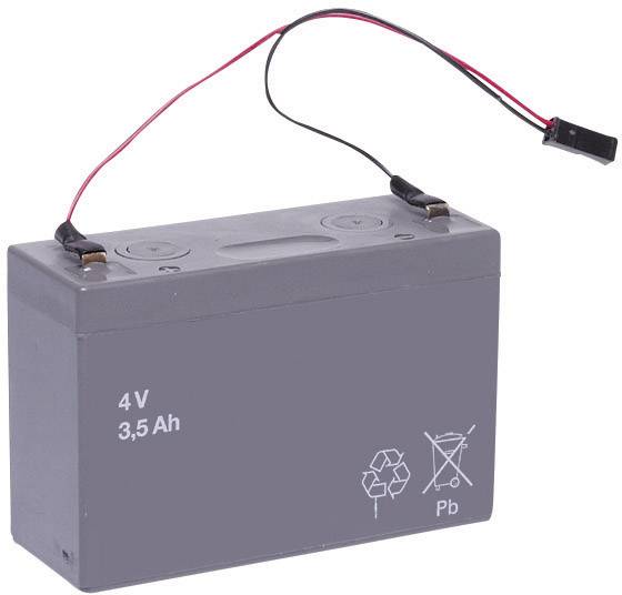 Beltrona Batterie pour lampe de poche remplace la batterie d'origine HALO4A 4 V 3400 mAh