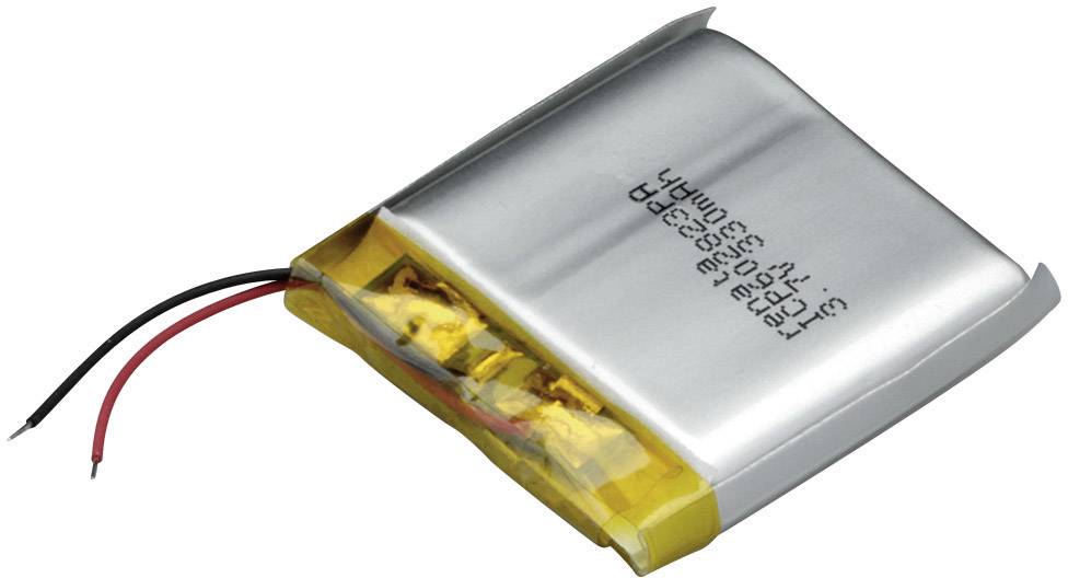 Renata ICP602823PA Pile rechargeable spéciale prismatique avec câble LiPo 3.7 V 350 mAh 1 pc(s)