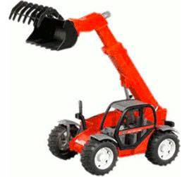 bruder Modèle réduit de véhicule de construction Manitou modèle fini Modèle réduit d'engin de chantier