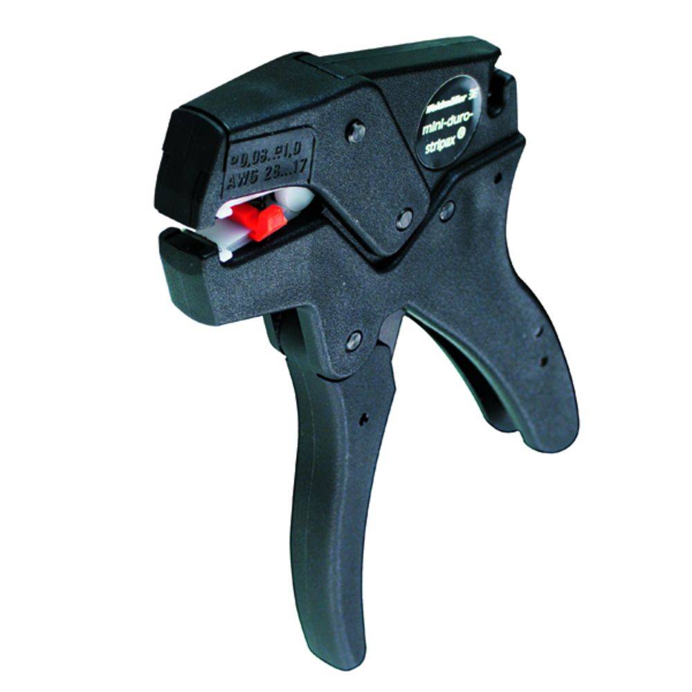Une pince à colliers de serrage noire et pratique, utilisée pour serrer et couper rapidement et facilement des attaches de câbles.
