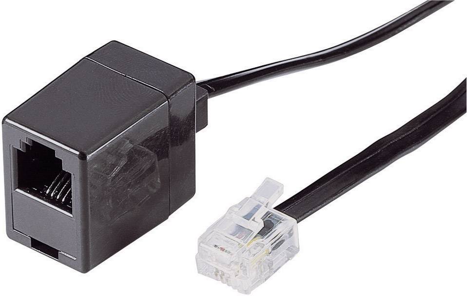 Rallonge RJ11 RJ11 mâle 6P4C RJ11 femelle 6P4C 10.00 m