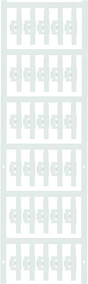 Un motif de design abstrait vertical avec des formes rectangulaires et ovales répétitives dans un gris pâle.