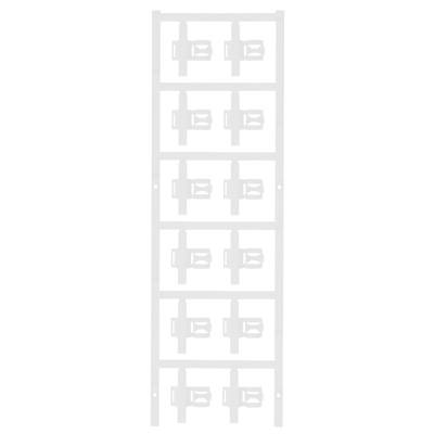 'Support en plastique individuel pour montage vertical de câbles dans un rack serveur, conçu pour accueillir jusqu'à dix supports de câbles.'