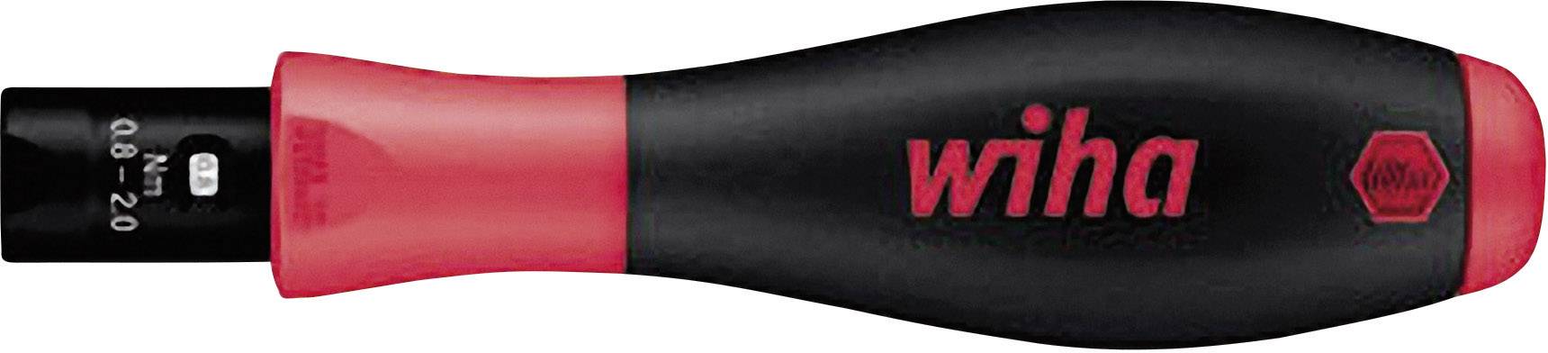 Un tournevis avec manche rouge et noir, portant l'inscription 'wiha', adapté pour des travaux de précision.