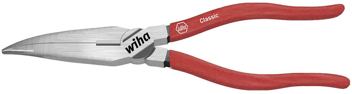 Wiha 26721 pour l'électronique et la mécanique de précision Pince plate à becs ronds droite Acier à outils 200 mm