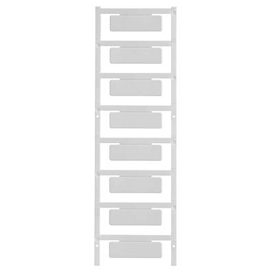 Un cadre en plastique blanc avec sept découpes rectangulaires disposées verticalement.