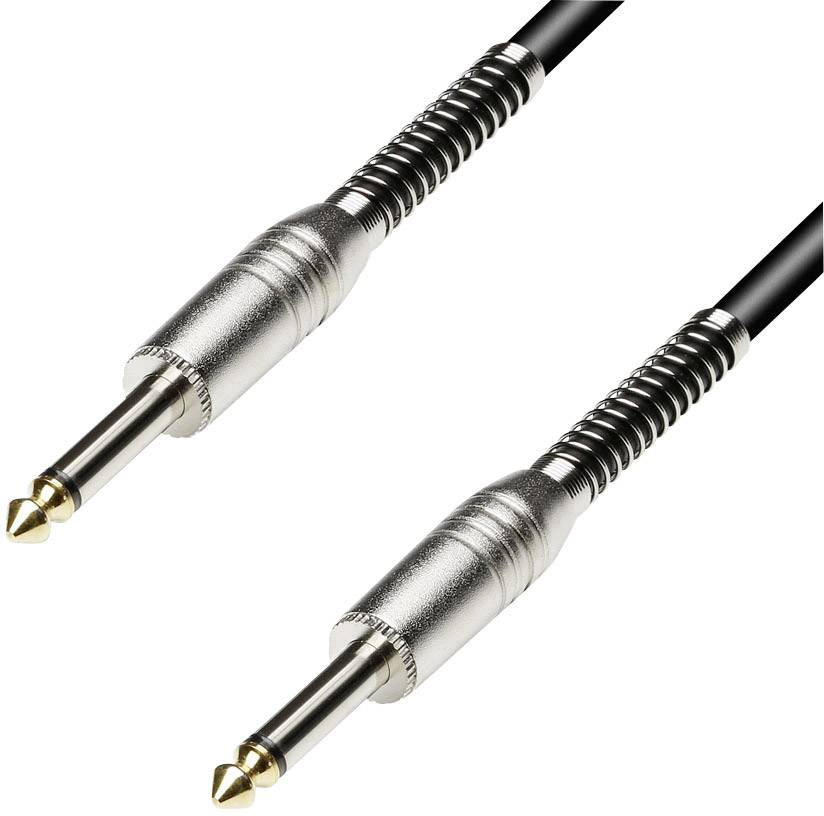 Paccs Jack Cordon [1x Jack mâle 6.35 mm - 1x Jack mâle 6.35 mm] 15.00 m noir