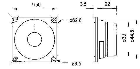 Haut-parleur à large bande Visaton FRWS 5/8 ohms