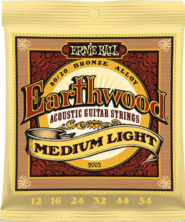 Corde de guitare acoustique Ernie Ball EB2003 Medium Light 012-054