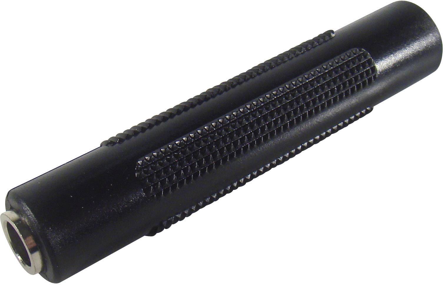 Paccs Jack Adaptateur [1x Jack femelle 6.35 mm - 1x Jack femelle 6.35 mm] noir