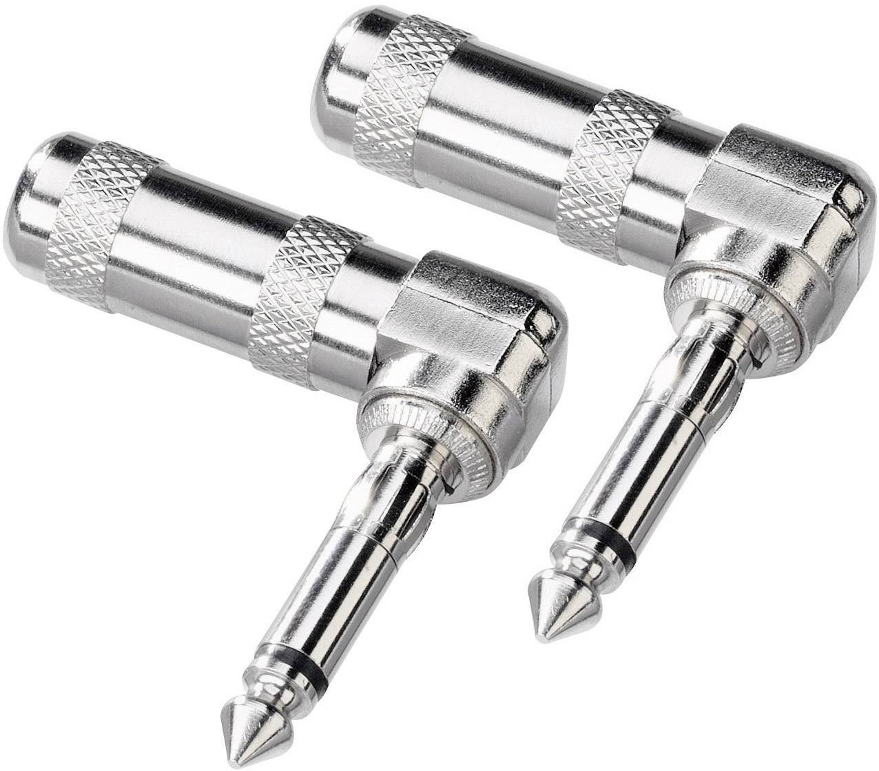 Lot de 2 fiches Jack mâles modèle coudé Paccs