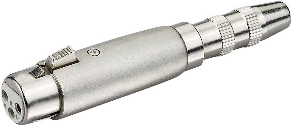 Paccs audio Adaptateur [1x XLR femelle - 1x Jack femelle 6.35 mm] argent