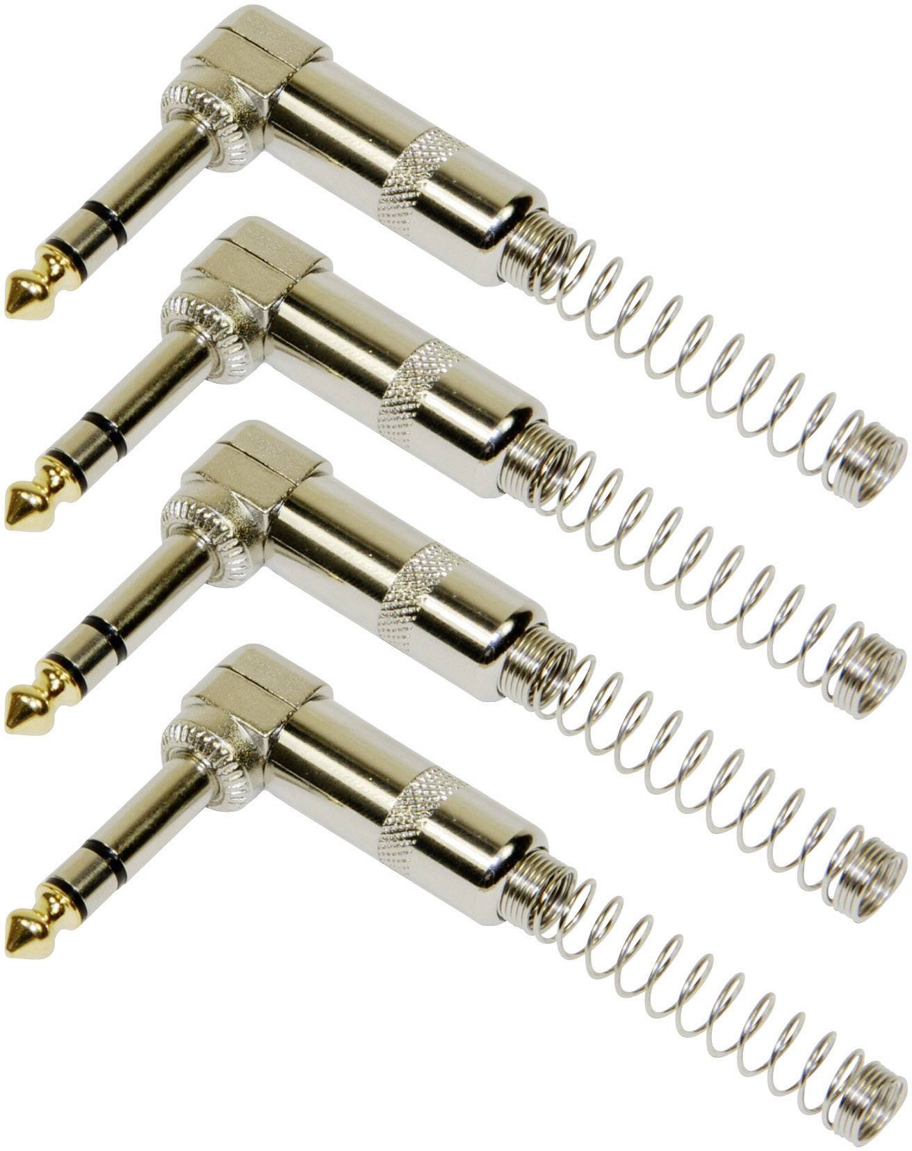 Lot de quatre fiches jack 6,3 mm Paccs