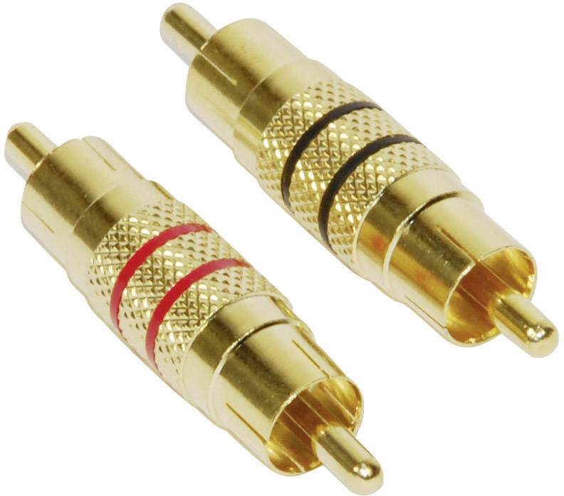 Paccs audio Adaptateur [1x Cinch-RCA mâle - 1x Cinch-RCA mâle] or