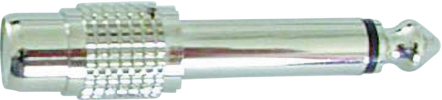 Sintron X-5044 audio Adaptateur [1x Jack mâle 6.35 mm - 1x Cinch-RCA femelle] argent