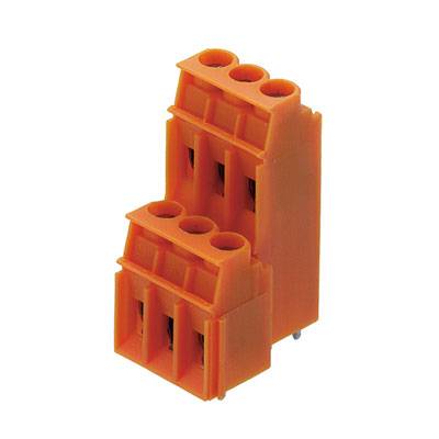 Bornier à 2 étages Weidmüller LP2N 5.08/20/90 3.2SN OR BX 1596570000 4 mm² Nombre de pôles 20 orange 20 pc(s)
