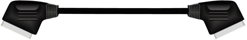 Câble de raccordement SpeaKa Professional SP-7869844 [1x péritel mâle - 1x péritel mâle] 1.50 m noir