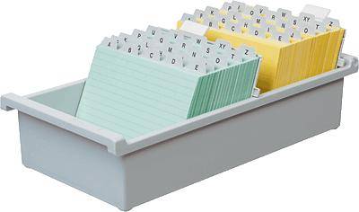HAN 954-0-11 Support de fiche gris clair nombre maximum de cartes: 1.300 cartes A4 horizontal
