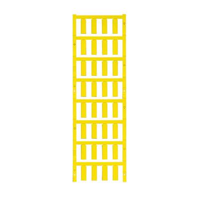 Échelle en plastique jaune à dix marches, adaptée aux montées verticales dans des environnements industriels ou d'entrepôt.