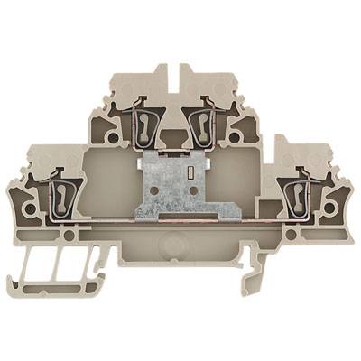 Boîtier de bornes en série gris avec possibilités de connexion et pattes de fixation. Principalement utilisé pour le câblage électrique.