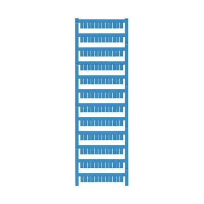 Image simple d'une échelle verticale bleue avec dix barreaux disposés à des intervalles réguliers.