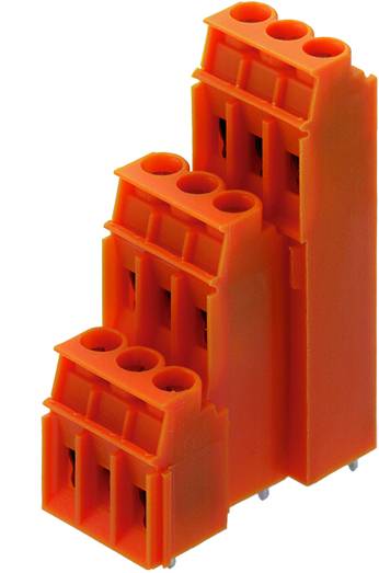 Bornier à 3 étages Weidmüller LP3R 5.08/36/90 3.2SN OR BX 1844820000 4 mm² Nombre de pôles 36 orange 10 pc(s)