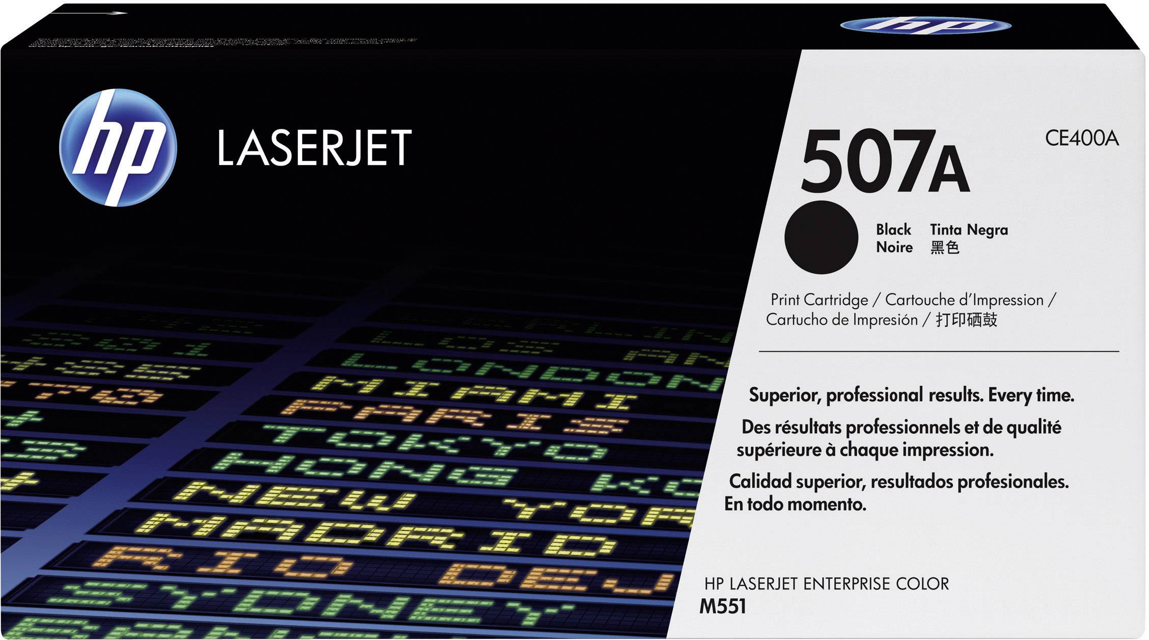 Cassette de toner d'origine HP 507A noir CE400A