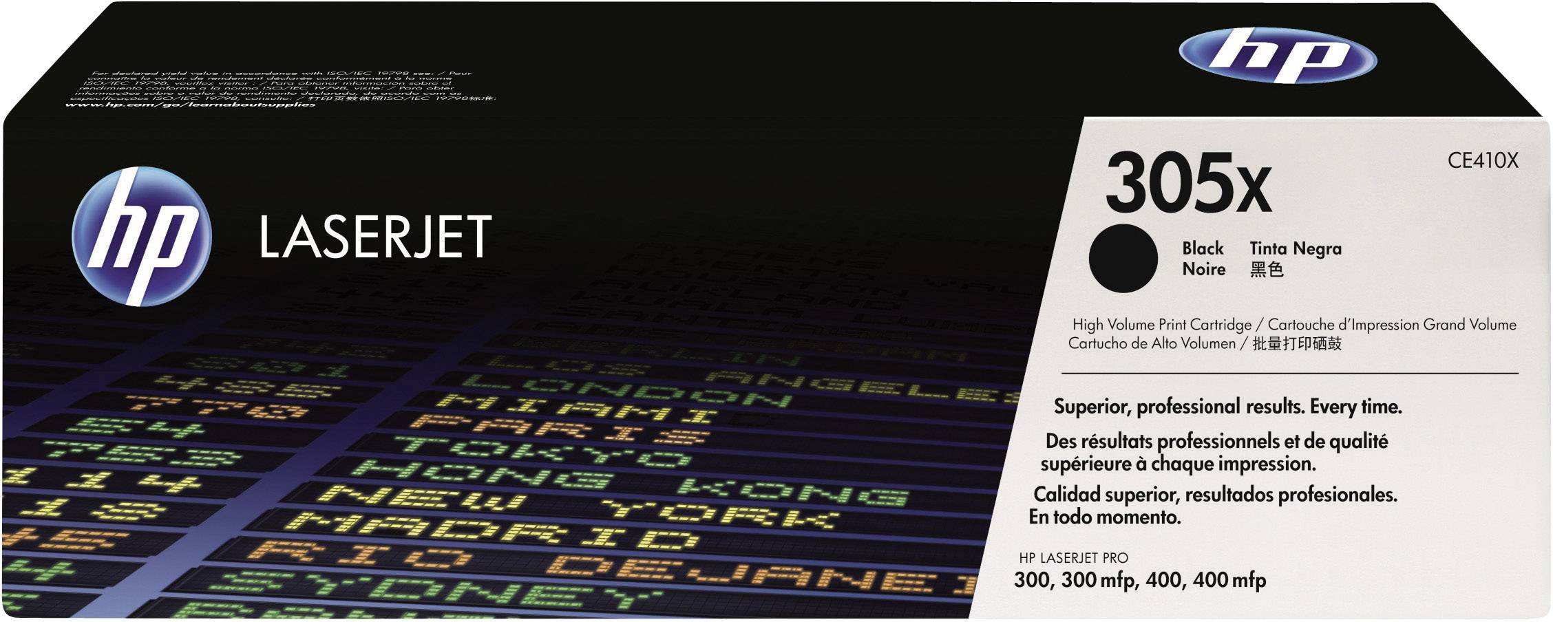 Cassette de toner d'origine HP 305X noir CE410X