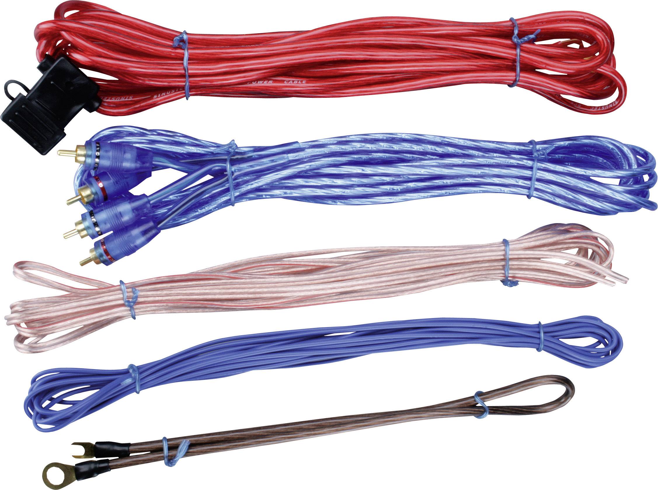 Set de connexion pour ampli HiFi auto Sinustec BCS-600