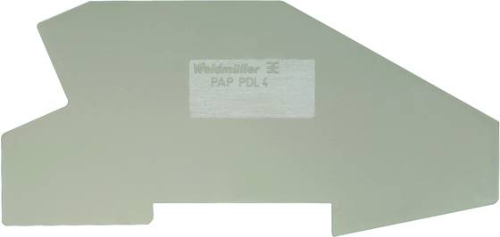 Flasque de fermeture Weidmüller PAP PTR2.5/4/4AN 1934700000 20 pc(s)