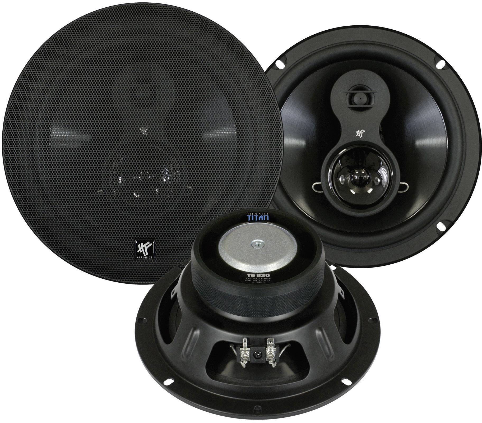 Haut-parleur triaxial 3 voies à encastrer 250 W Hifonics Triax 6x9