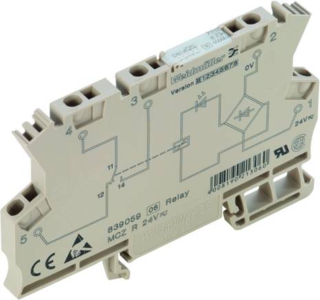 Interface relais MCZ-SERIES Weidmüller MCZ R 36VDC 1CO TRAK 8713900000 10 pc(s)